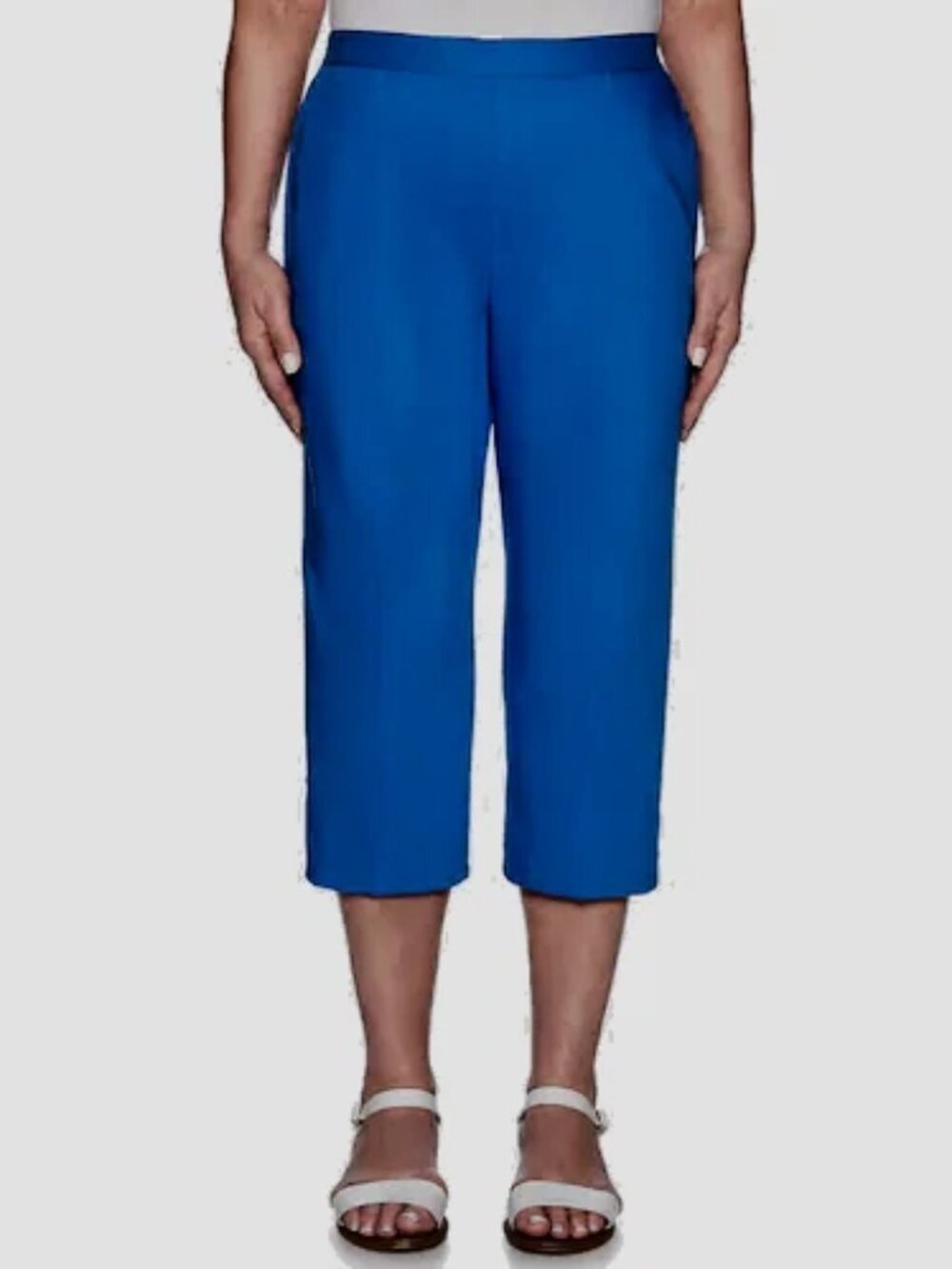 Women's Size 8 Blue Capri Pants Capris Alfred Dunner $48